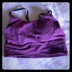 North face wrap sports bra